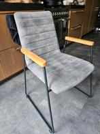 Velvet armstoelen DUNDEE 3 verschillende kleuren, Ophalen, Overige kleuren, Metaal, Zo goed als nieuw