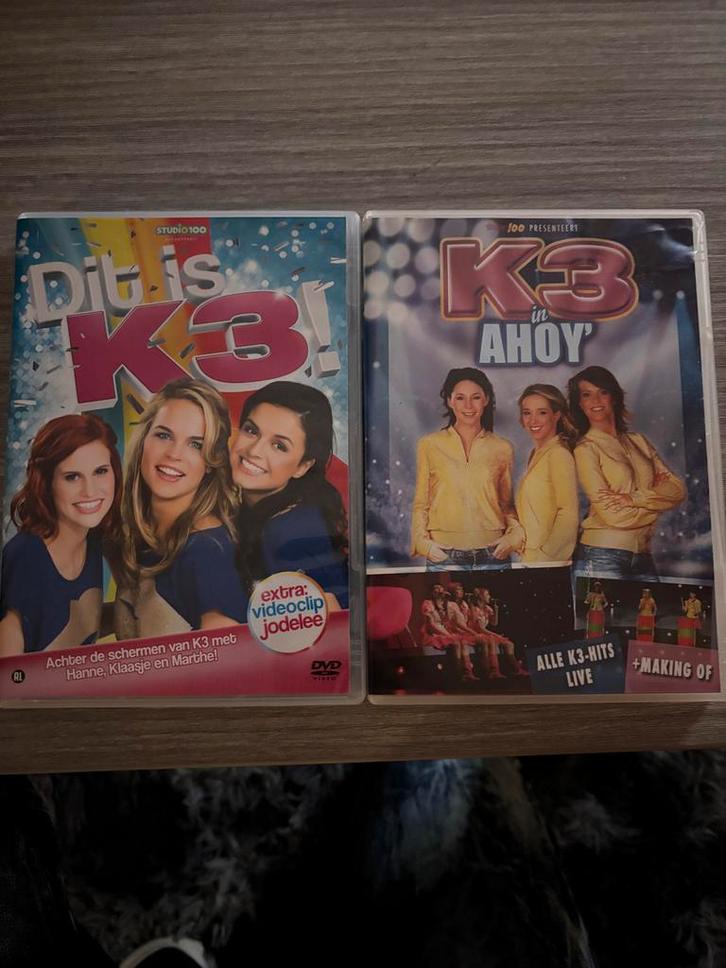 K3 DVD Set: Dit is K3! & K3 in Ahoy!, Cd's en Dvd's, Dvd's | Kinderen en Jeugd, Gebruikt, Film, Poppen, Boxset, Alle leeftijden