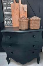 Stoer & Sober mat zwart ladenkast, Ophalen, 25 tot 50 cm, Minder dan 100 cm