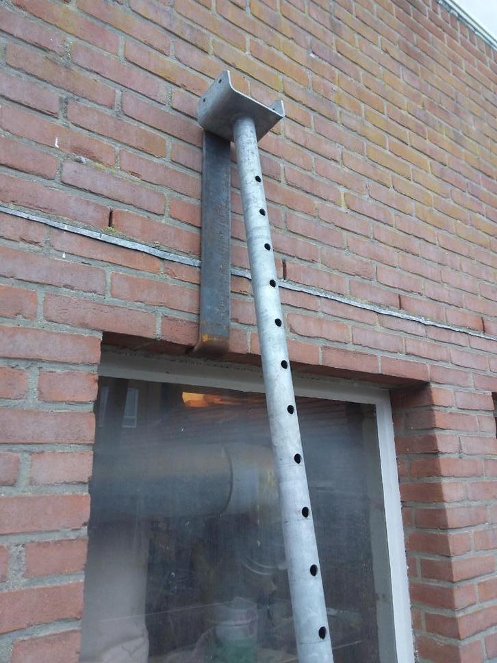 14 bouwstempel/schroefstempel,  +  6 gevelhaken, Doe-het-zelf en Verbouw, Overige Doe-het-zelf en Verbouw, Gebruikt, Ophalen