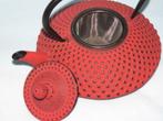 Gietijzeren theepot Bredemeijer Xilin rood 1,25 liter NIEUW, Overige materialen, Overige typen, Nieuw, Ophalen of Verzenden