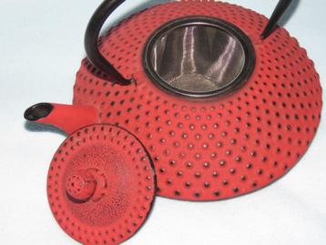 Gietijzeren theepot Bredemeijer Xilin rood 1,25 liter NIEUW beschikbaar voor biedingen