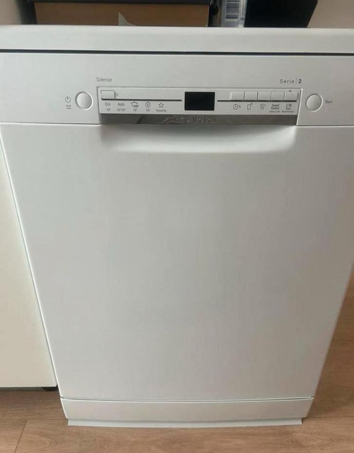 Bosch Serie 2 Vaatwasser Betrouwbaar, stil & energiezuinig, Witgoed en Apparatuur, Vaatwasmachines, Zo goed als nieuw, Vrijstaand