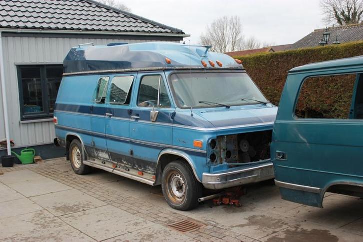 Uitzetramen (zijdeuren - achterdeuren) Chevy Van/GMC Vandura, Auto-onderdelen, Ruiten en Toebehoren, Amerikaanse onderdelen, Overige automerken