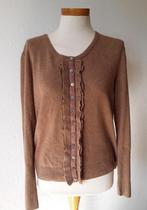 Uno Due bruin vest mt 44, Kleding | Dames, Bruin, Verzenden, Maat 42/44 (L), Zo goed als nieuw