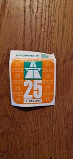 Vignet Zwitserland 2025, Ophalen of Verzenden, Zo goed als nieuw