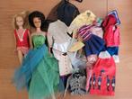 Vintage barbie en Skipper + kleding etc..., Ophalen of Verzenden, Gebruikt, Fashion Doll