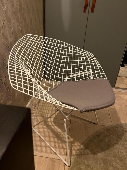 2x Bertoia Diamond chair, Huis en Inrichting, Stoelen, Nieuw, Eén, Metaal, Wit, Ophalen