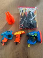 Nerf guns (3stuks) met veel nerf pijltjes en fles, Kinderen en Baby's, Speelgoed | Buiten | Actiespeelgoed, Ophalen of Verzenden