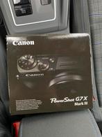 Canon G7X Mark III Zwart | NIEUW | WEG = WEG, Audio, Tv en Foto, Fotocamera's Digitaal, 20 Megapixel, Canon, Canon, Compact