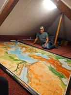 Vintage Schoolkaart Middellandse Zeegebied - Justus Perthes, Antiek en Kunst, Antiek | Schoolplaten, Ophalen, Aardrijkskunde