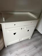 Commode met hartjes, Gebruikt, 50 tot 70 cm, 75 tot 100 cm, Opstaande rand