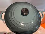 Nieuwe Le Creuset braadpan 28 cm in de kleur Ocean, Huis en Inrichting, Gietijzer, Nieuw, Ophalen of Verzenden, Keramische plaat