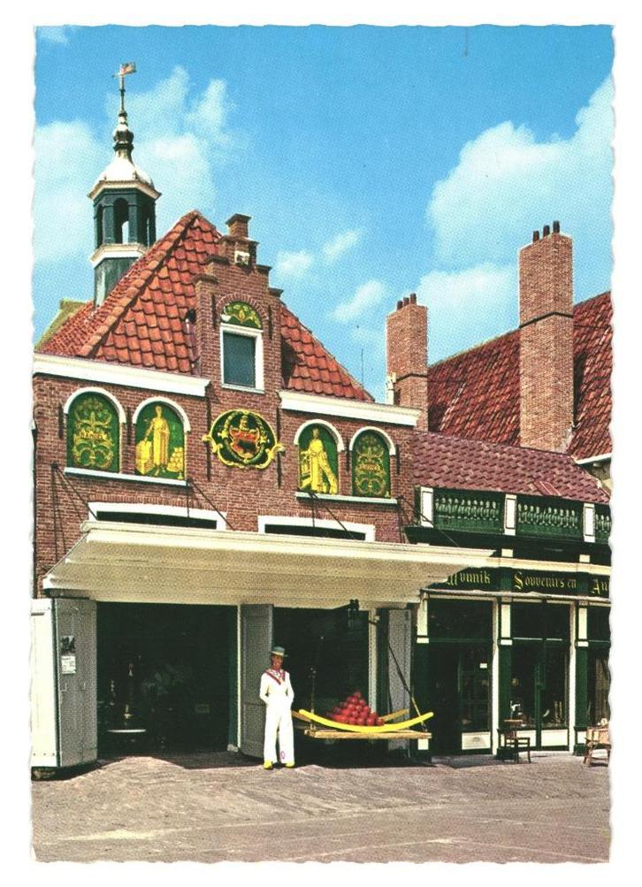 942466 Edam NH Kaaswaag Nette oude kaart Onbeschreven, Verzamelen, Ansichtkaarten | Nederland, Ongelopen, Noord-Holland, Ophalen of Verzenden