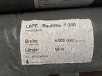 LDPE bouwfolie, plastic afdekfolie, 4x50m 23 rollen, t200, Ophalen, Nieuw, 15 m² of meer, Folie