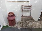 Vintage Melkbus & Bistro Stoeltje - Tuindecoratie, Ophalen