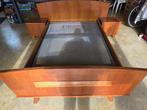 2-persoonsbed 130 x 205 cm!!!, Huis en Inrichting, Ophalen, Gebruikt, Bruin, Vintage