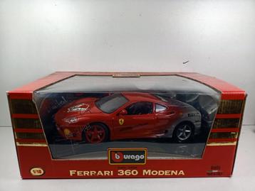 bburago 1/18 ferrari 360 modena li.ed met certificaat beschikbaar voor biedingen