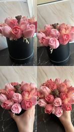 Flower box candles, Huis en Inrichting, Woonaccessoires | Kandelaars en Kaarsen, Ophalen of Verzenden, Nieuw, Overige materialen