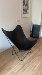 Mariposa Butterfly Chair zwart origineel, Ophalen, Zo goed als nieuw, Leer, 50 tot 75 cm