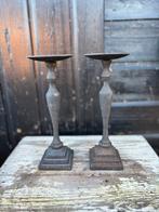 Set ijzeren kandelaars, Antiek en Kunst, Ophalen of Verzenden