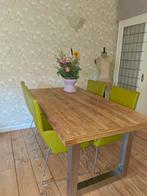Eethoek, tafel met stoelen.Label, Ophalen, Zo goed als nieuw, Rechthoekig, 50 tot 100 cm