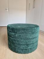 Intratuin poef Shirley groen D 60 H 40 cm, Ophalen, Minder dan 50 cm, Zo goed als nieuw, 50 tot 75 cm