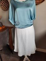 2 satijnen blouses xl/xxl, Kleding | Dames, Blouses en Tunieken, Nieuw, Blauw, Ophalen of Verzenden, Maat 46/48 (XL) of groter