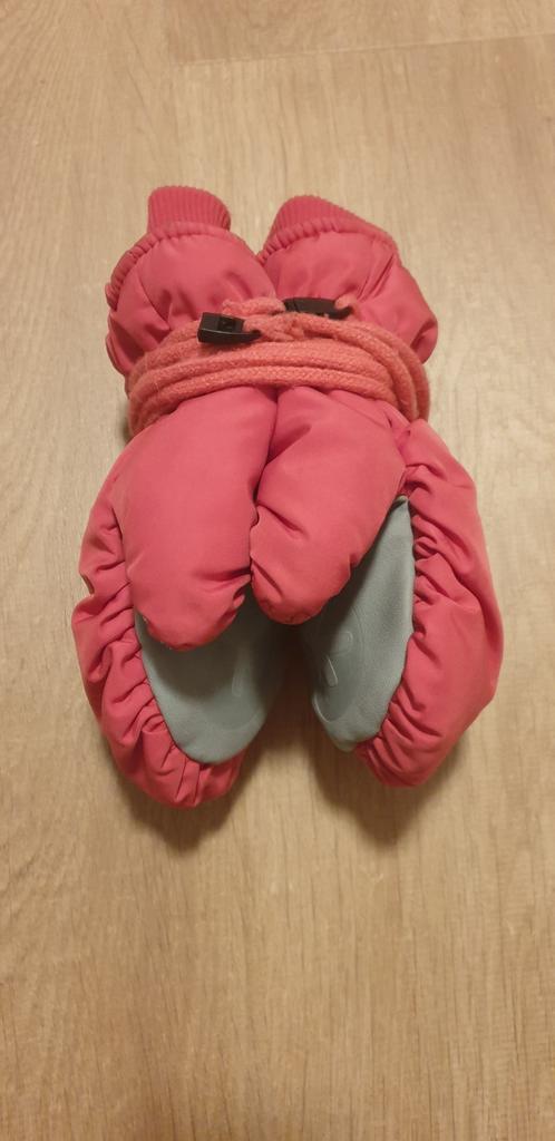 Roze kind wanten, Kinderen en Baby's, Babykleding | Mutsen, Sjaals en Wanten, Ophalen, Maat 62, Meisje, Wanten