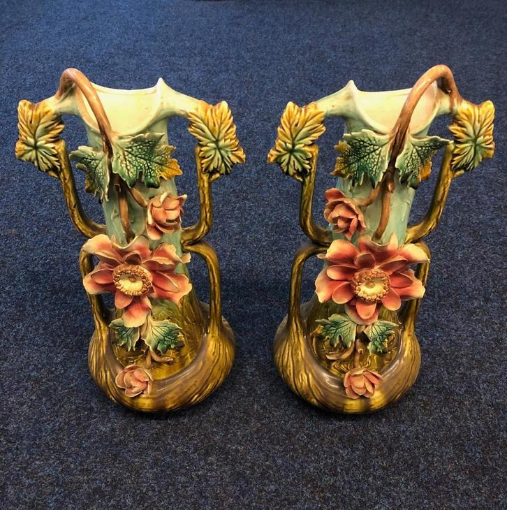 Antiek: vazen; olielamp; eerlijk bod gevraagd, Antiek en Kunst, Curiosa en Brocante, Ophalen