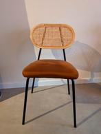 Twee oranje eetkamerstoelen in goede staat, Ophalen, Gebruikt, Twee, Bruin