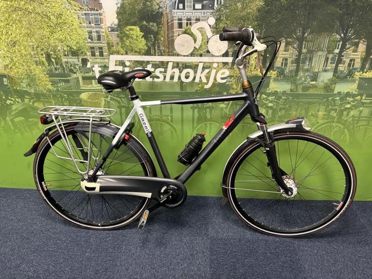 Fietshokje Raaks: Gazelle Eclips herenfiets 57cm, Fietsen en Brommers, Fietsen | Heren | Herenfietsen, Zo goed als nieuw, Gazelle