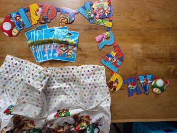 Super Mario Party Verjaardagsdecoratie / Birthday Decoration beschikbaar voor biedingen