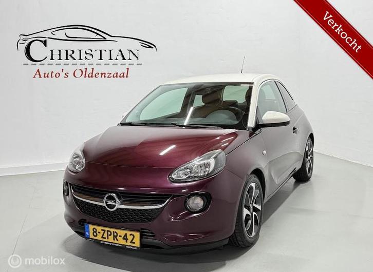 Opel ADAM 1.0 Turbo Slam, Auto's, Opel, Bedrijf, ADAM, ABS, Airbags, Airconditioning, Bluetooth, Boordcomputer, Centrale vergrendeling