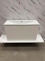 Badmeubel 100cm hoogglans wit + wastafel