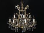 Dubbel laags maria theresia kroonluchter heeft 12 lichtpunte, Huis en Inrichting, Lampen | Kroonluchters, Ophalen, Gebruikt