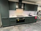 Nolte Keuken echt gelakte essenhout Black Green, Nieuw, Enkelwandige keuken, Ophalen of Verzenden, Hoogglans of Gelakt