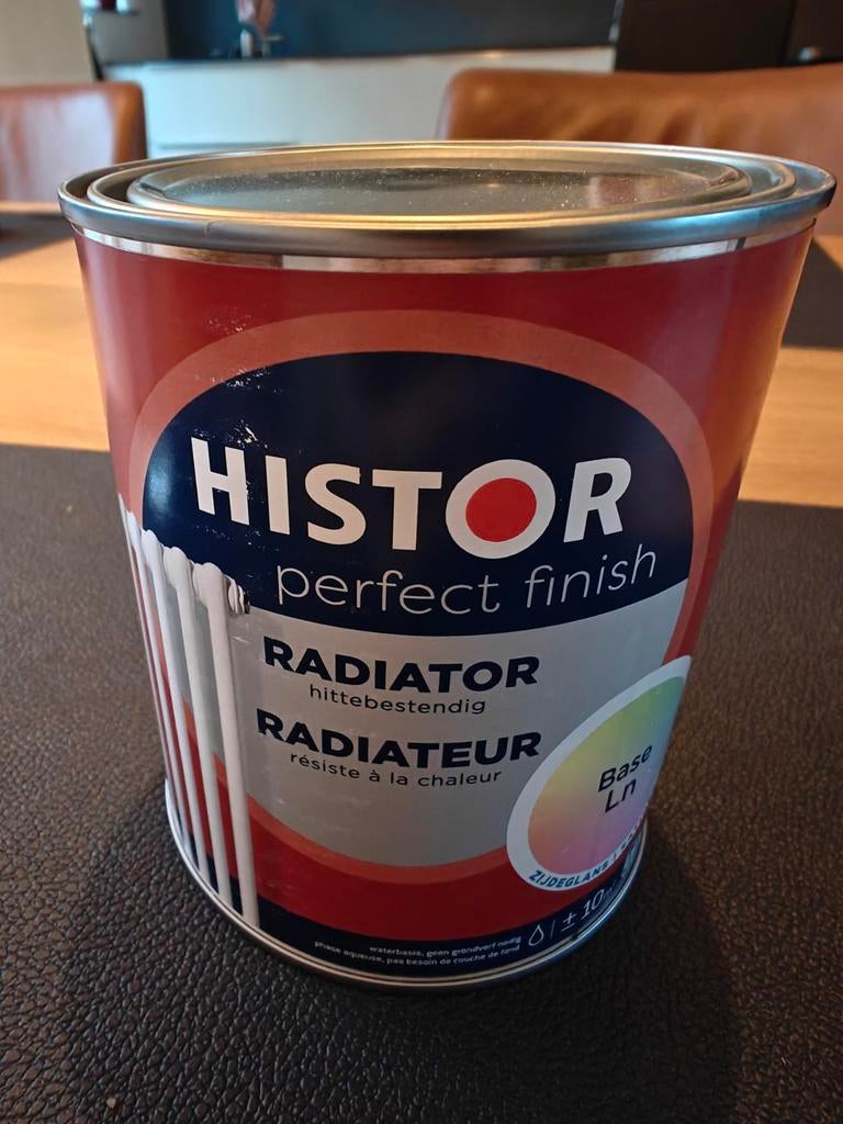 Histor perfect finish Radiator lak zijdeglans, Urban Taupe, Ophalen, Wit, Lak