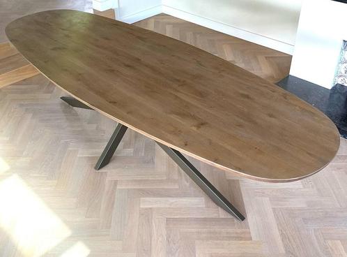 Deens Ovalen Eiken Eettafels, Huis en Inrichting, Tafels | Eettafels, Nieuw, 50 tot 100 cm, 200 cm of meer, Vijf personen of meer