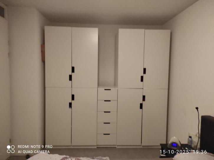 Kledingkast, Huis en Inrichting, Kasten | Kledingkasten, Gebruikt, 200 cm of meer, 100 tot 150 cm, 50 tot 75 cm, Met lade(s), Met deur(en)