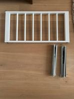 Komplement uittrekbare broekhanger, wit, 75 x 35cm, Huis en Inrichting, Kasten | Kledingkasten, Ophalen of Verzenden, Zo goed als nieuw