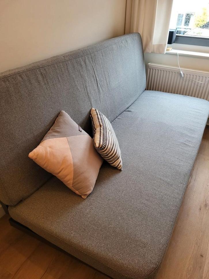 IKEA NYHAMN 3-zits slaapbank met pocketveringsmatras, Huis en Inrichting, Slaapkamer | Slaapbanken, Zo goed als nieuw, 140 cm