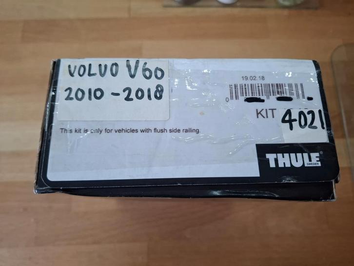 Thule kit Volvo V60, Auto diversen, Dakdragers, Ophalen of Verzenden