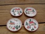 Masons mason christmas village petitfourtjes coasters, Huis en Inrichting, Keuken | Servies, Ophalen of Verzenden, Zo goed als nieuw