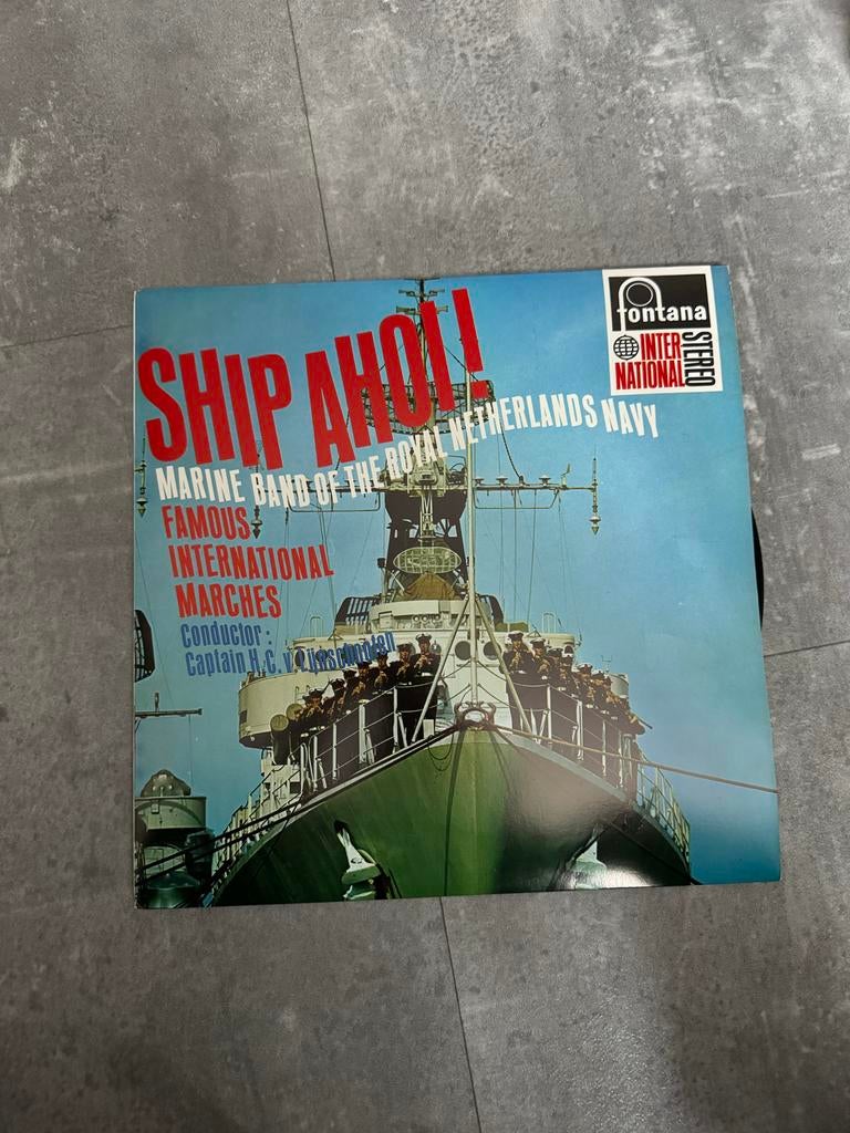 LP Marine Band Koninklijke Marine - Ship Ahoy!, Ophalen of Verzenden, Gebruikt, 12 inch