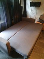 Grijs  slaapbank  zogoed  als Nieuw, Ophalen of Verzenden, Zo goed als nieuw, Tweepersoons, Grijs