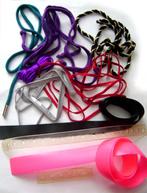 fournituren lint tape velcro riemen baleinen glitter gothic, Hobby en Vrije tijd, Knutselen, Verzenden, Nieuw, Materiaal
