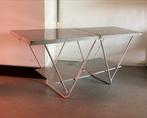 Metalen, kleine opvouwbare kampeertafel, 1960, Ophalen of Verzenden, Gebruikt, Campingtafel