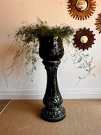 Franse Art Nouveau Piedestal zuil met bloempot vintage, Antiek en Kunst, Ophalen