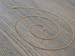 Mooie gouden ketting 14 karaat gourmet schakel 55 cm lengte, Ophalen of Verzenden, Zo goed als nieuw, Goud, Goud